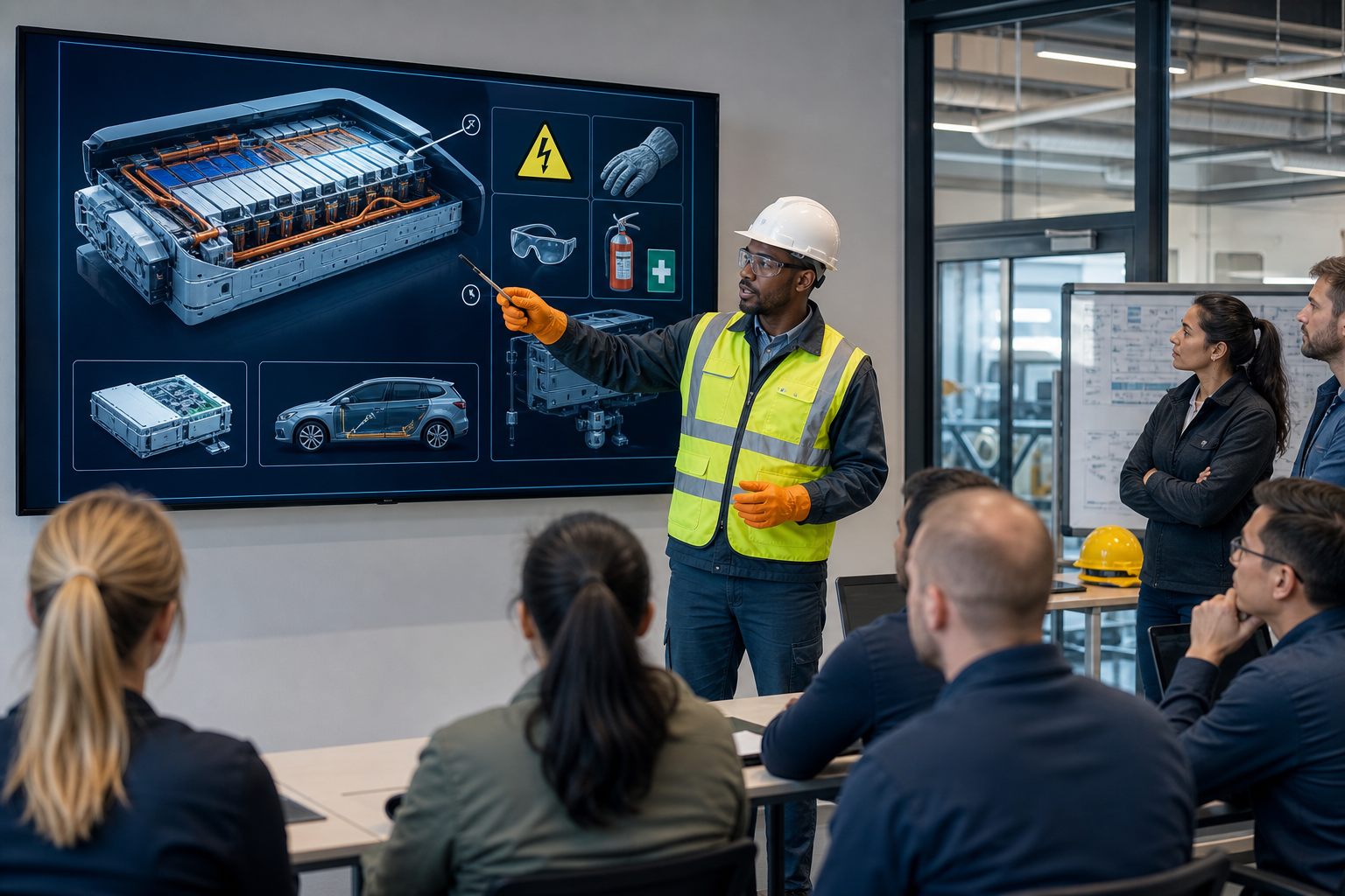 EV Battery Safety Online Training Visualization